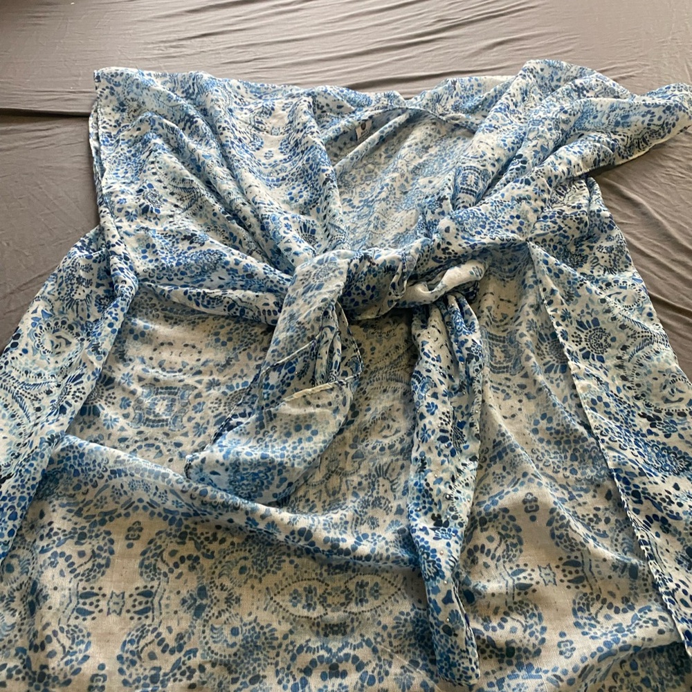 Jessica Blue and Cream Floral Bedding